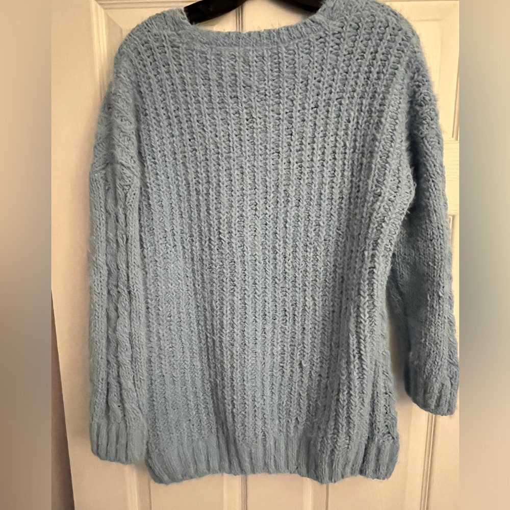 Cupcake clothing LTD   Light blue cable knit sweater